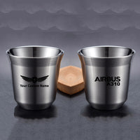 Thumbnail for Airbus A310 & Text Designed Double Wall Stainless Steel Coffee Mugs