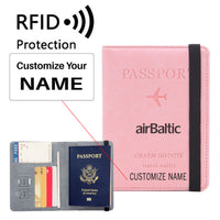 Thumbnail for Airbaltic Airlines Designed Passport Cover Travel Wallet Passport Holder