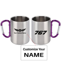 Thumbnail for 767 Flat Text Designed Stainless Steel Outdoors Mugs