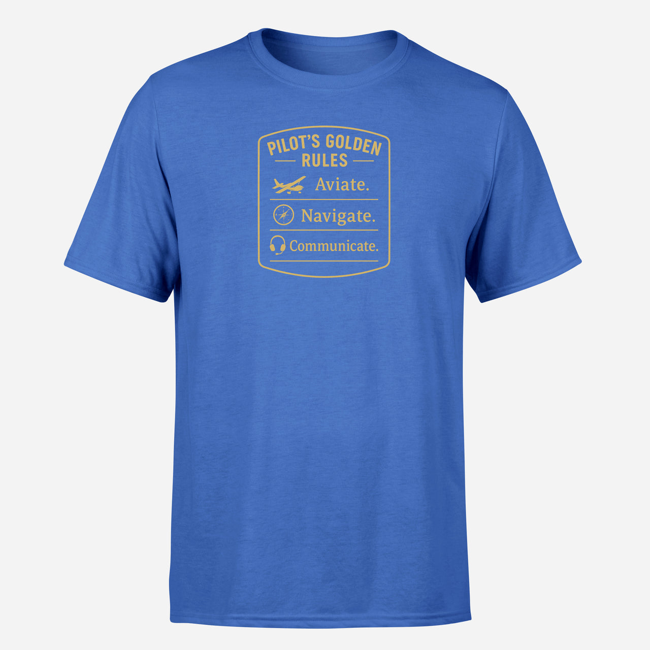 Pilot's Golden Rules Design Super Quality T-Shirts