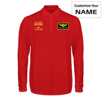 Thumbnail for Special If It Ain't Boeing I'm Not Going! Designed Long Sleeve Polo T-Shirts