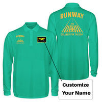 Thumbnail for Cleared For Takeoff Designed Long Sleeve Polo T-Shirts (Double-Side)