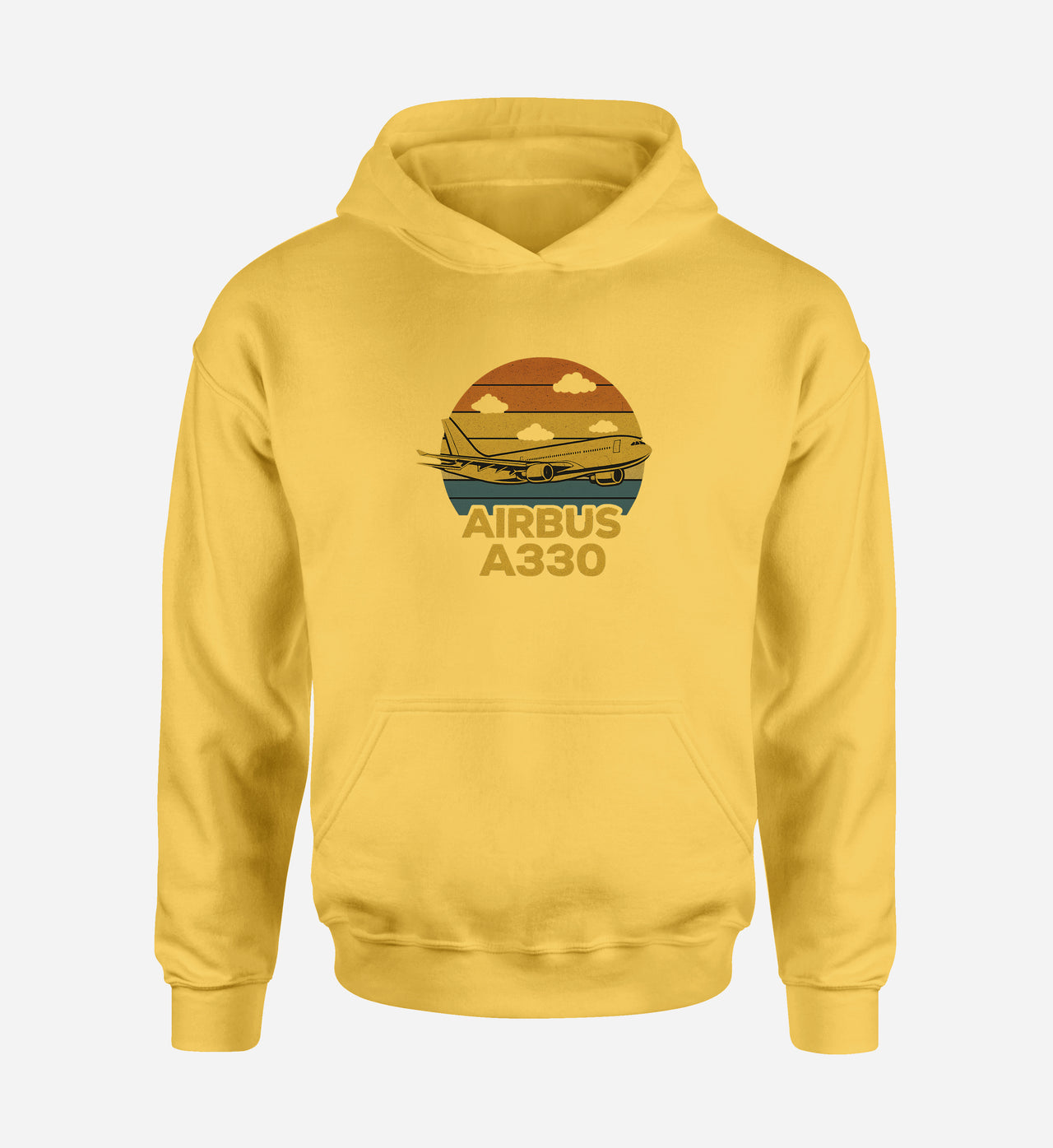 Retro Airbus A330 Designed Hoodies