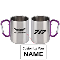 Thumbnail for 717 Flat Text Designed Stainless Steel Outdoors Mugs