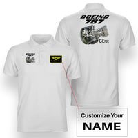 Thumbnail for Boeing 787 & GENX Engine Designed Double Side Polo T-Shirts