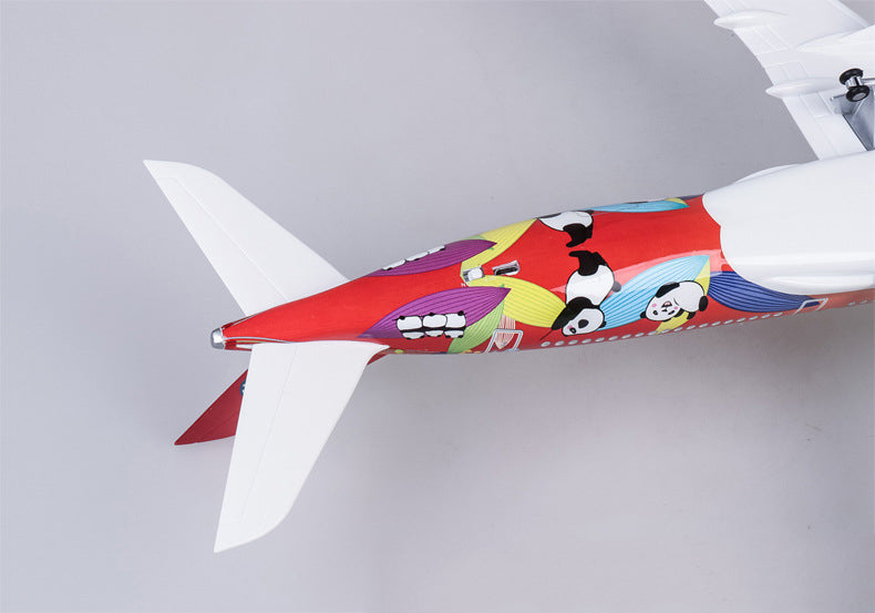 Sichuan Panda Airbus A350 Airplane Model (1/142 Scale)