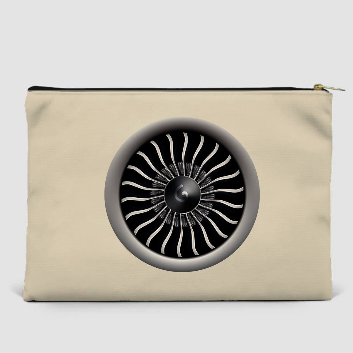Super Cool Jet Engine Designed Zipper Pouch