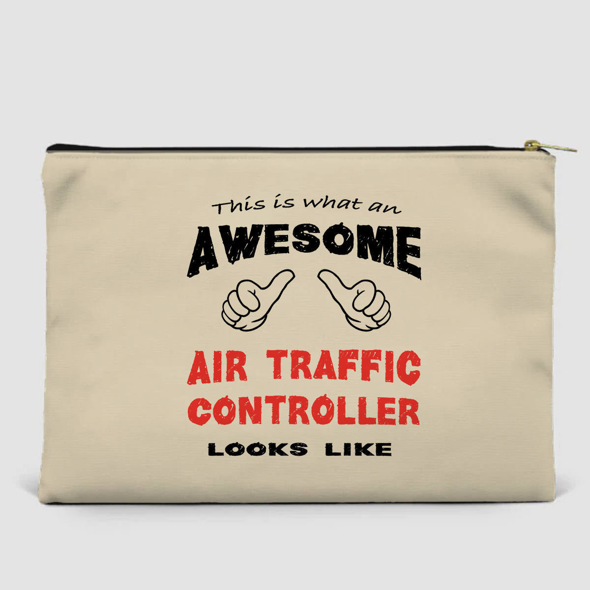 Air Traffic Controller Designed Zipper Pouch