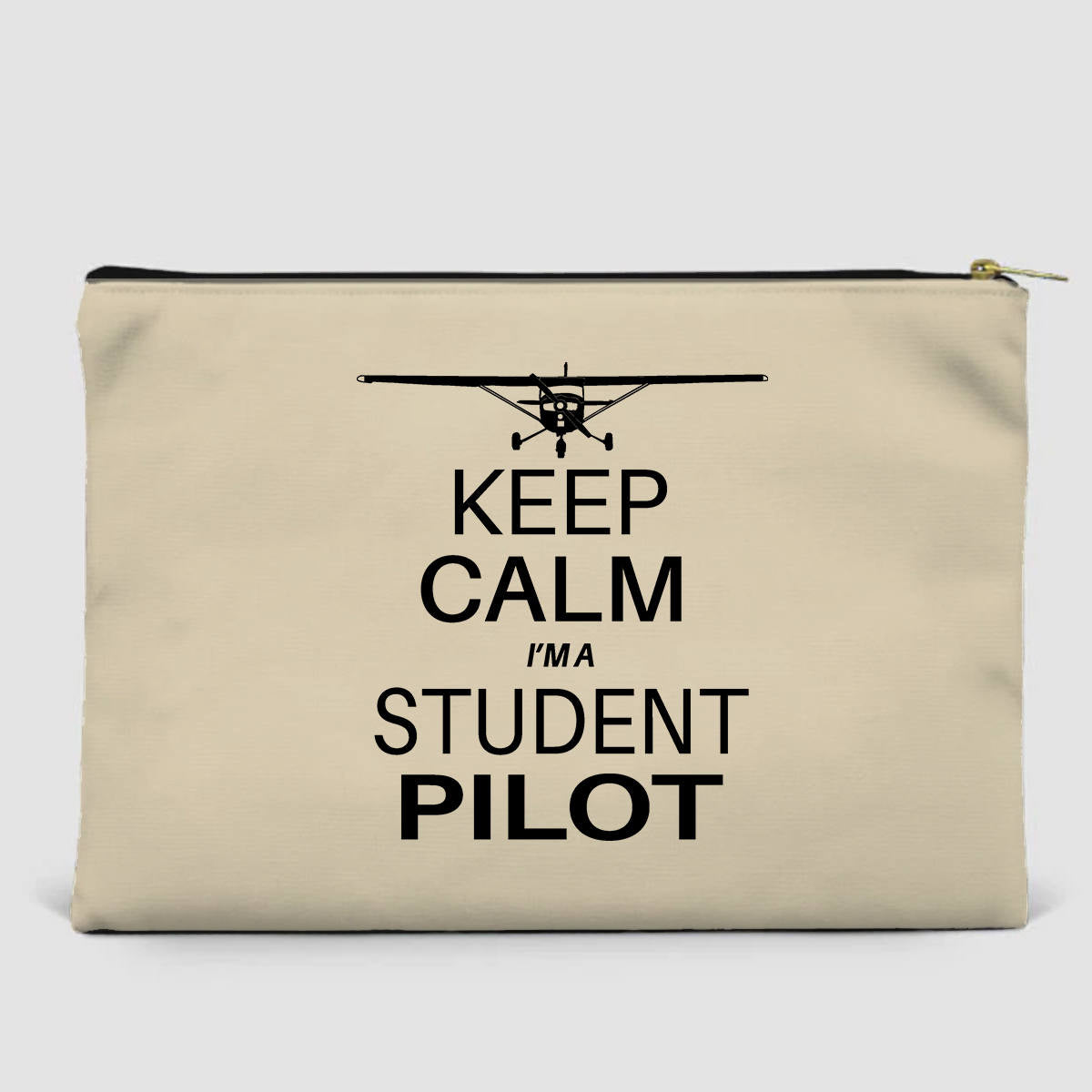 Student Pilot Designed Zipper Pouch