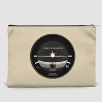 Thumbnail for Airplane Instruments (Turn Coordinator) Designed Zipper Pouch