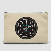 Thumbnail for Airplane Instruments (Altimeter) Designed Zipper Pouch