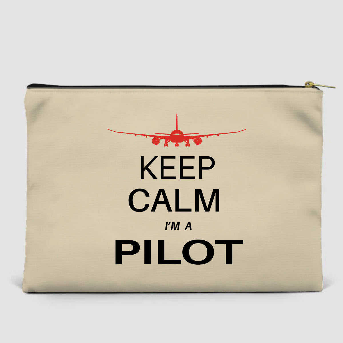 Pilot (777 Silhouette) Designed Zipper Pouch