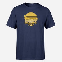 Thumbnail for Retro Boeing 737 Design Super Quality T-Shirts