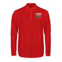 Thumbnail for Airbus A330 & Trent 700 Engine Designed Long Sleeve Polo T-Shirts
