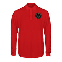 Thumbnail for Fighter Jet 16 - Death From Above Designed Long Sleeve Polo T-Shirts