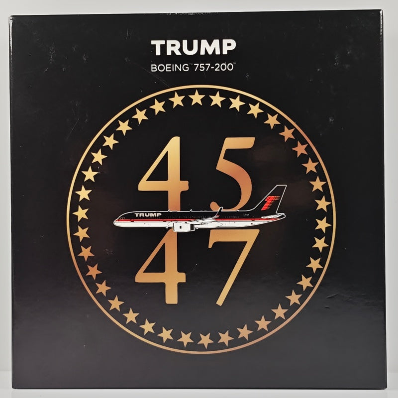 Trump Boeing B757-200 N757AF Airplane Model (1:400 Scale)