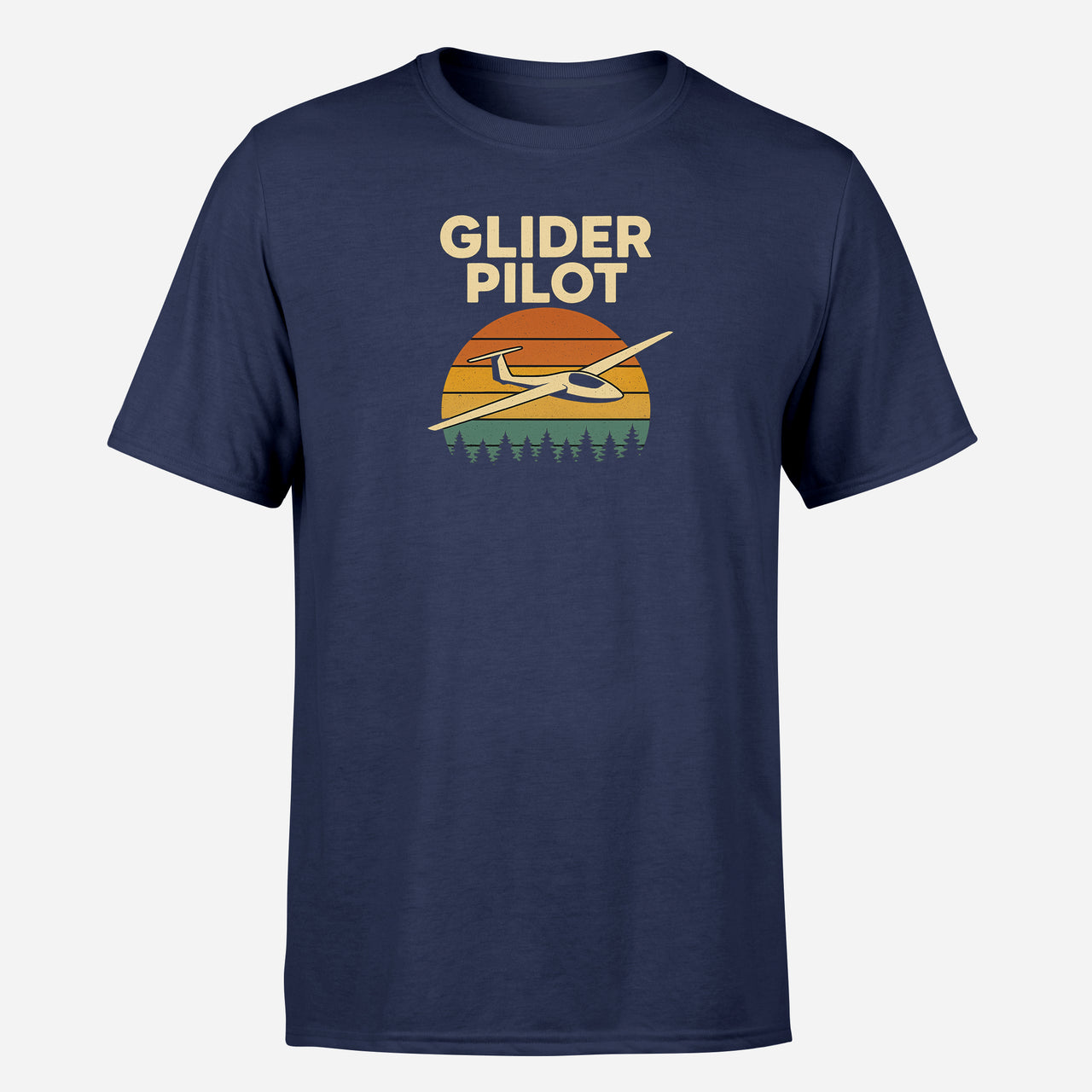 Retro Glider Design Super Quality T-Shirts