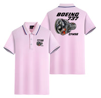 Thumbnail for Boeing 737 Engine & CFM56 Designed Stylish Polo T-Shirts (Double-Side)
