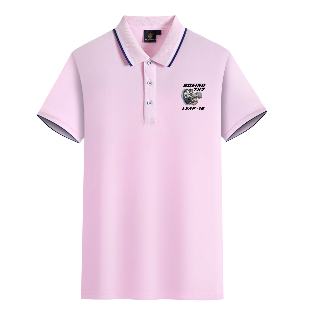 Boeing 737 & Leap 1B Designed Stylish Polo T-Shirts