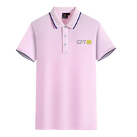 Thumbnail for CPT & 4 Lines Designed Stylish Polo T-Shirts
