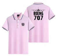 Thumbnail for Boeing 707 & Plane Designed Stylish Polo T-Shirts (Double-Side)