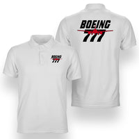 Thumbnail for Amazing Boeing 777 Designed Double Side Polo T-Shirts