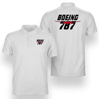 Thumbnail for Amazing Boeing 787 Designed Double Side Polo T-Shirts