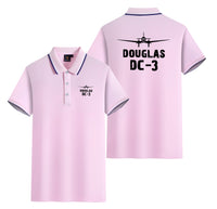 Thumbnail for Douglas DC-3 & Plane Designed Stylish Polo T-Shirts (Double-Side)