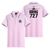 Thumbnail for Boeing 727 & Plane Designed Stylish Polo T-Shirts (Double-Side)