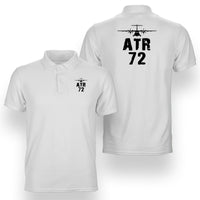 Thumbnail for ATR-72 & Plane Designed Double Side Polo T-Shirts
