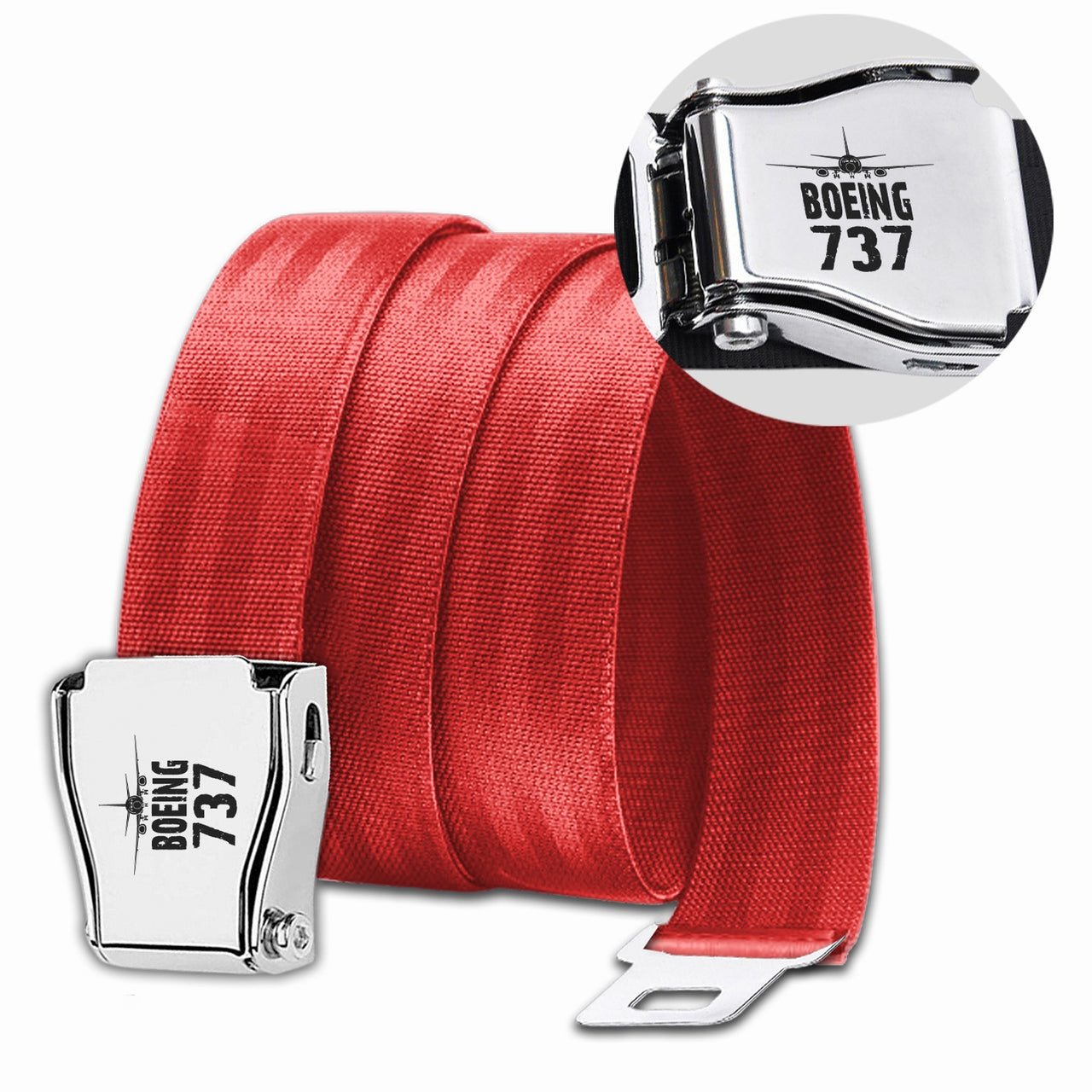 Boeing 737 & Plane Designed Fashion Airplane Seat Belts