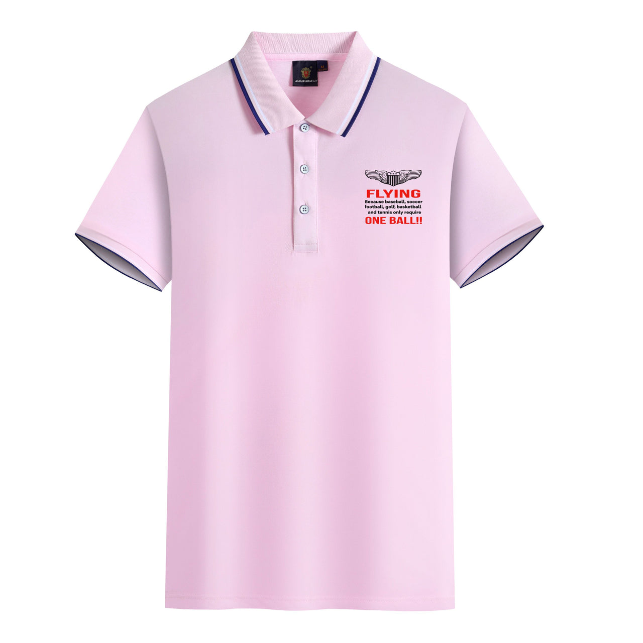 Flying One Ball Designed Stylish Polo T-Shirts