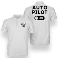 Thumbnail for Auto Pilot ON Designed Double Side Polo T-Shirts