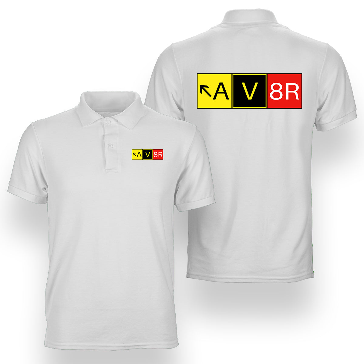 AV8R Designed Double Side Polo T-Shirts