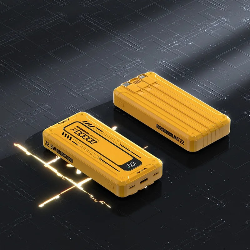 20000mAh PD22.5W Power Bank: Super Fast Charging (With Cable)