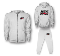 Thumbnail for Amazing 737 Max Designed Zipped Hoodies & Sweatpants Set