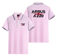 Thumbnail for Amazing Airbus A220 Designed Stylish Polo T-Shirts (Double-Side)