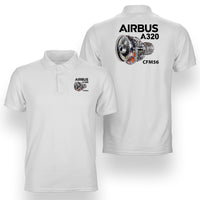 Thumbnail for Airbus A320 & CFM56 Engine Designed Double Side Polo T-Shirts