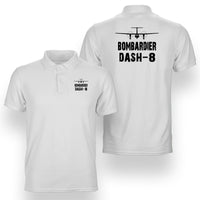 Thumbnail for Bombardier Dash-8 & Plane Designed Double Side Polo T-Shirts