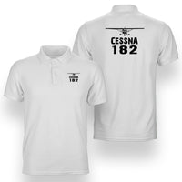 Thumbnail for Cessna 182 & Plane Designed Double Side Polo T-Shirts