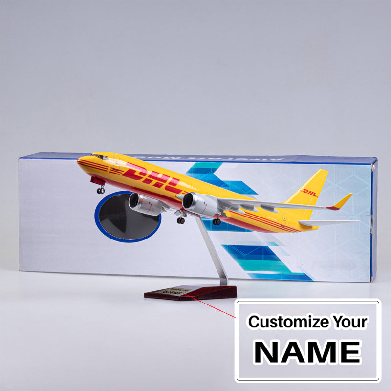 DHL Cargo Express Airline Boeing 737-800 Airplane Model (1/84 Scale - 47CM)