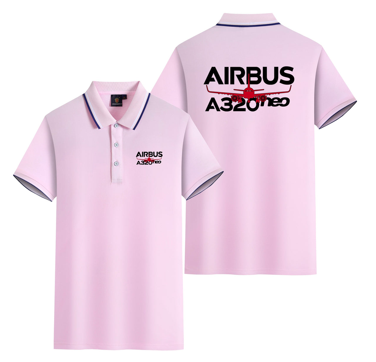Amazing Airbus A320neo Designed Stylish Polo T-Shirts (Double-Side)