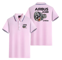 Thumbnail for Airbus A320 & CFM56 Engine Designed Stylish Polo T-Shirts (Double-Side)
