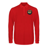 Thumbnail for Sea King Helicopter Designed Long Sleeve Polo T-Shirts