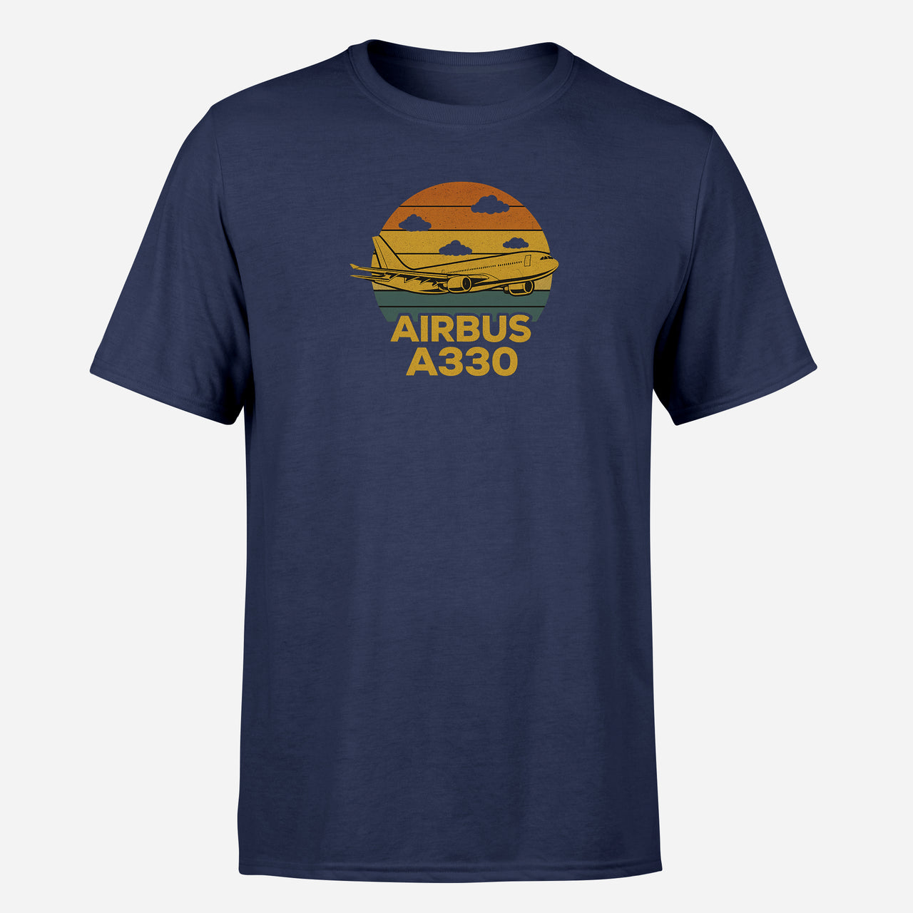 Retro Airbus A330 Design Super Quality T-Shirts