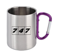 Thumbnail for Flat Colourful 747 Designed Stainless Steel Outdoors Mugs
