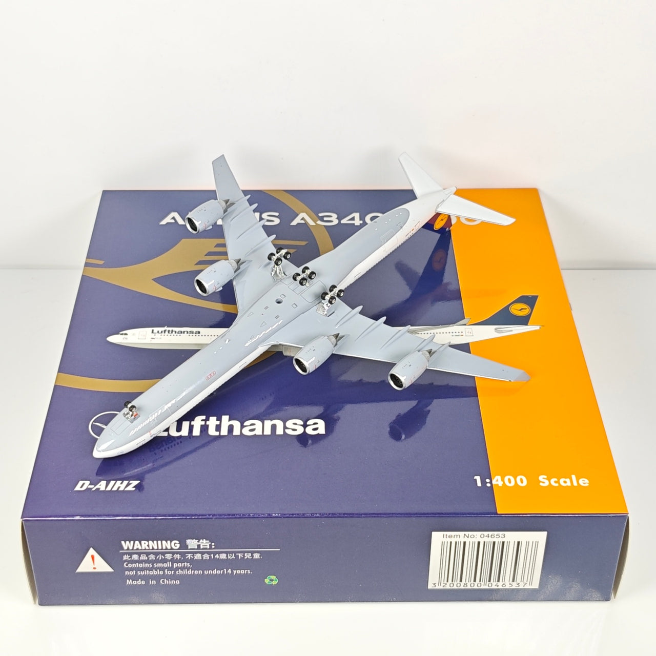 Lufthansa Airlines Airbus A340-600 D-AIHZ Airplane Model 1/400 Scale