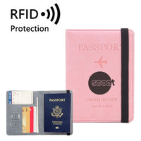 Thumbnail for Scoot Airlines Designed Passport Cover Travel Wallet Passport Holder
