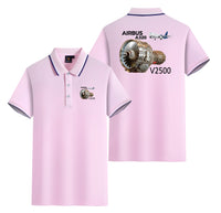 Thumbnail for Airbus A320 & V2500 Engine Designed Stylish Polo T-Shirts (Double-Side)