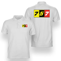 Thumbnail for Flat Colourful 757 Designed Double Side Polo T-Shirts